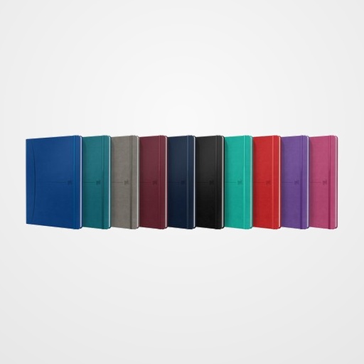 CUADERNO OXFORD SIGNATURE tapa EXTRA B5 80h HORIZONTAL COLORES CLASICOS+VIVOS (9)
