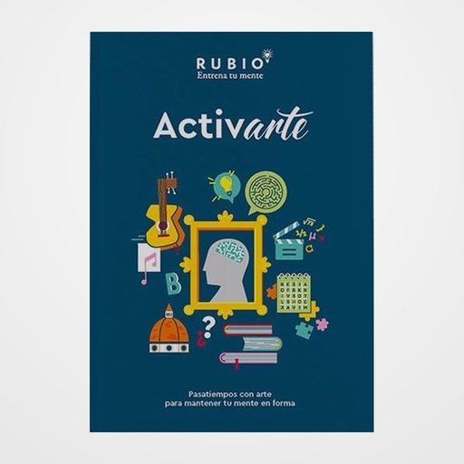 CUADERNO RUBIO A5 ACTIVARTE PASATIEMPOS CON ARTE VOL.1