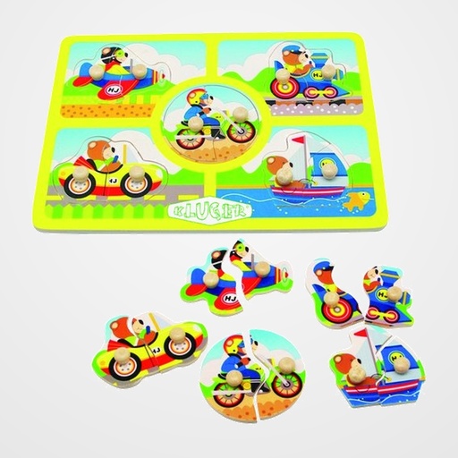 JUEGO KLUGER ENSARTE 10 PIEZAS VEHICULOS