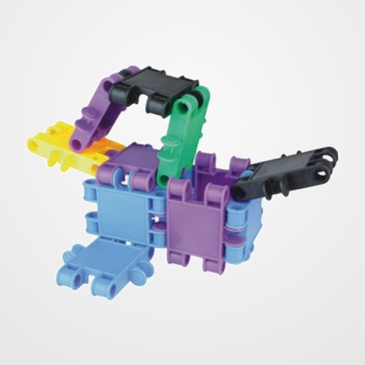 JUEGO SMART CONSTRUCCIONES PLASTICO PIEZAS PLANAS MALETIN de 120