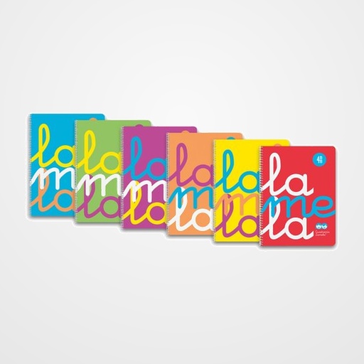 LAMELA BLOC tapa POLIPROPILENO Fº 80h CUADROVIA 4 mm SURTIDOS (6 col.)