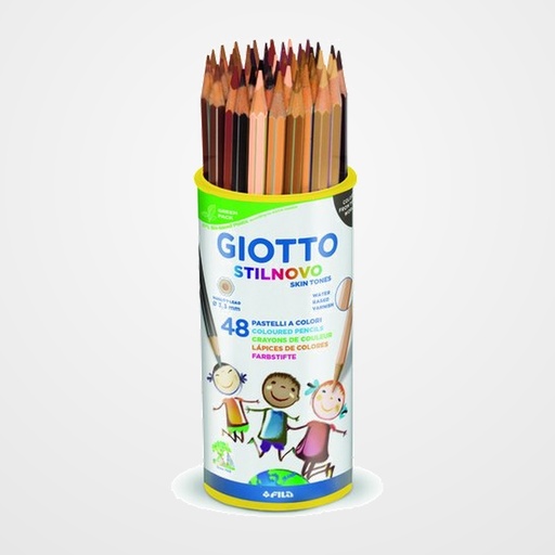 LAPICES de COLORES GIOTTO STILNOVO SKIN TONES BOTE DE 48