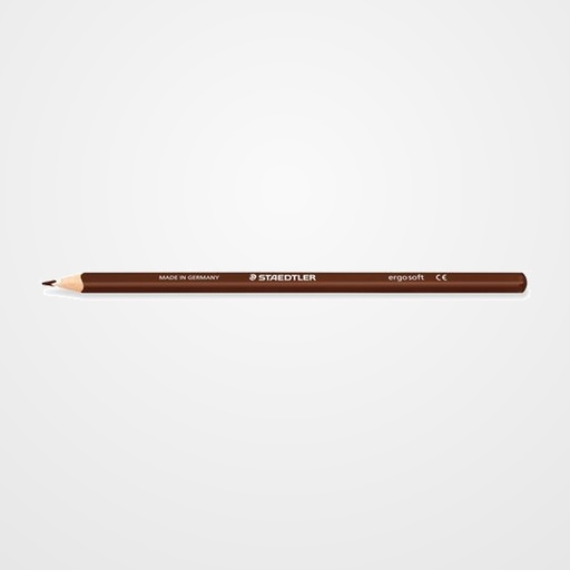 LAPICES de COLORES STAEDTLER 157 ERGOSOFT unicolor PARDO VAN DYCK
