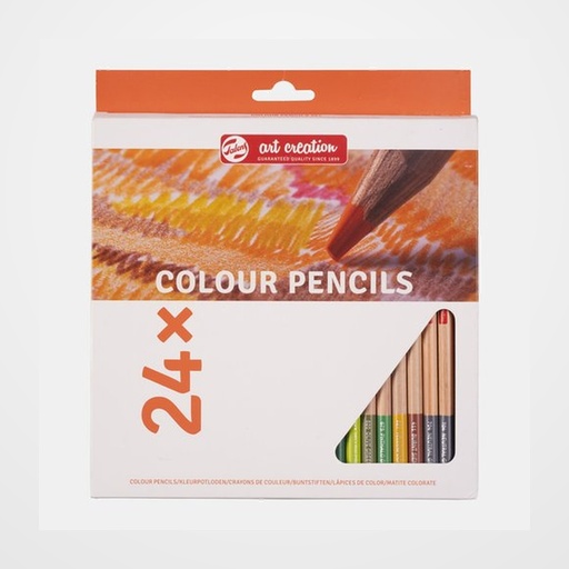LAPICES de COLORES TALENS ART CREATION  estuche de CARTON de 24