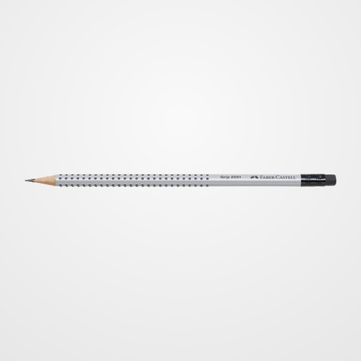 LAPIZ de GRAFITO FABER-CASTELL GRIP 2001 CON GOMA HB