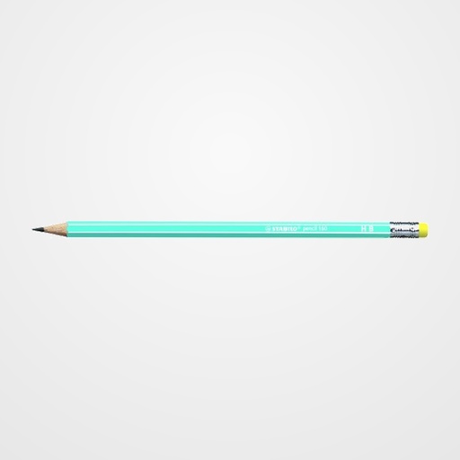 LAPIZ de GRAFITO STABILO HEXAGONAL CON GOMA 2160 HB AZUL