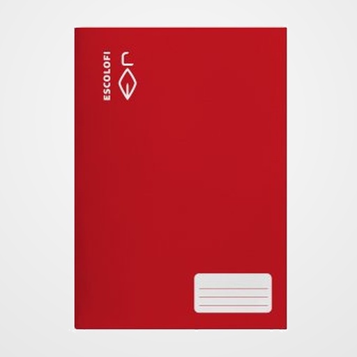 LIBRETA ESCOLOFI A4 32h CUADRIC.5x5 70g PAUTA C/MARGEN ROJO