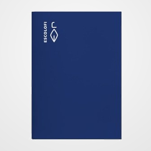 LIBRETA ESCOLOFI A4 50h 70g CUADRIC.8x8 C/MARGEN AZUL