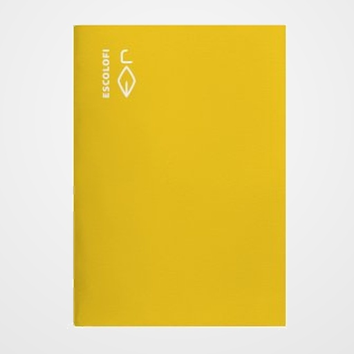 LIBRETA ESCOLOFI A4 50h 70g MONTESSORI PAUTA 5 C/MARGEN AMARILLO