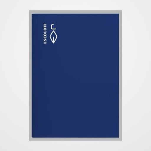 LIBRETA ESCOLOFI 4º 50h CUADRIC.4x4 70g AZUL