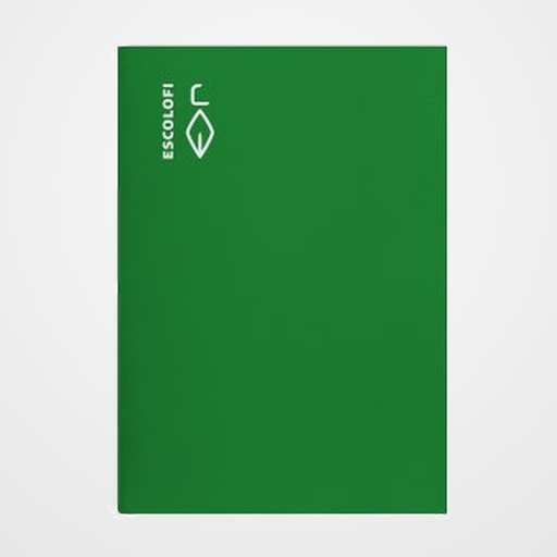 LIBRETA ESCOLOFI 4º 50h MILIMETRADO 4x4x16 70g VERDE