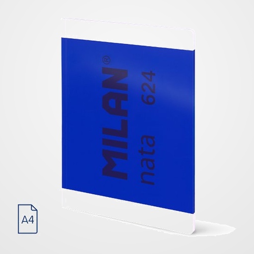 LIBRETA MILAN NATA 624 since 1918 A4 48h HORIZONTAL 95g AZUL