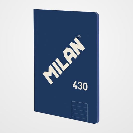 LIBRETA MILAN 430 since 1918 A5 48h ENCOLADA HORIZONTAL 95g AZUL