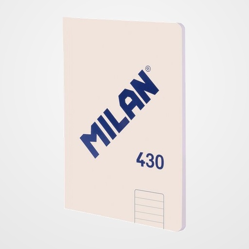 LIBRETA MILAN 430 since 1918 A5 48h ENCOLADA HORIZONTAL 95g BEIGE