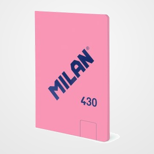 LIBRETA MILAN 430 since 1918 A6 48h ENCOLADA LISO 95g ROSA