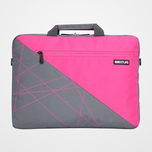 MALETIN PORTATIL BESTLIFE 3002 15,6  GRIS/ROSA