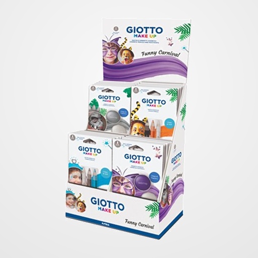 MAQUILLAJE GIOTTO MAKE UP SURTIDO BLISTER de 3 EXPOSITOR DE 20