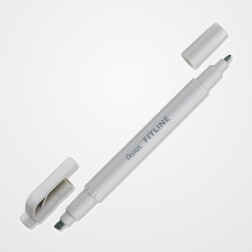 MARCADOR FLUOR PENTEL DOBLE PUNTA GRIS PASTEL
