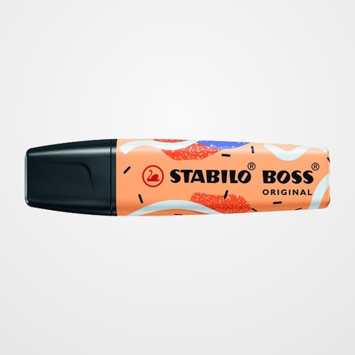 MARCADOR FLUOR STABILO BOSS 70 BY JU SCHNEE PASTEL  NARANJA PALIDO
