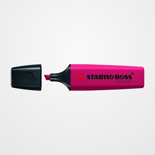 MARCADOR FLUOR STABILO BOSS 70 NATURE COLORS WILDFLOWERS EDITION ROJO BORGOÑA