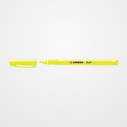 MARCADOR FLUOR STABILO FLASH 555  AMARILLO