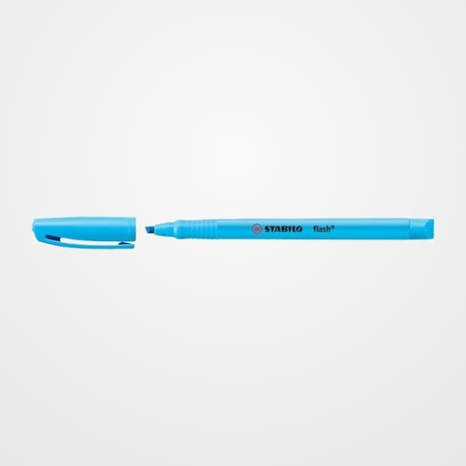 MARCADOR FLUOR STABILO FLASH 555  AZUL