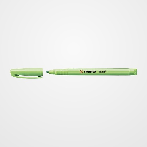 MARCADOR FLUOR STABILO FLASH 555  VERDE