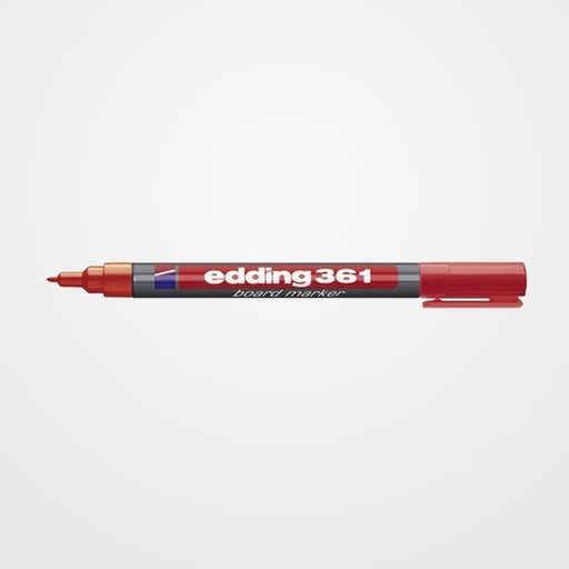 MARCADOR PIZARRA EDDING 361 CONICO ROJO