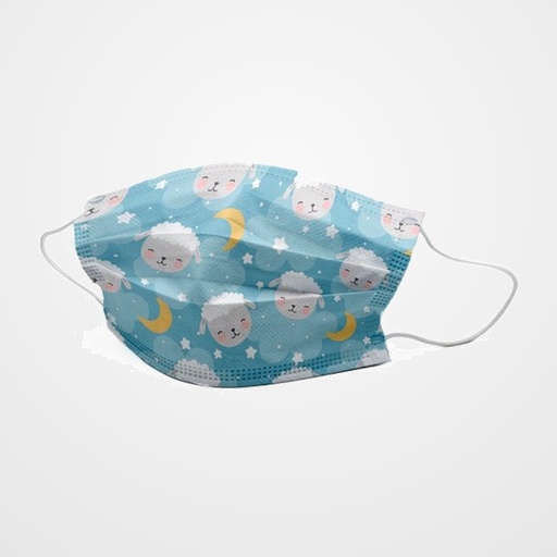 MASCARILLA QUIRURGICA IIR 3 CAPAS DESECHABLE FIRST PROTEC INFANTIL DULCES SUEÑOS PAQUETE de 10