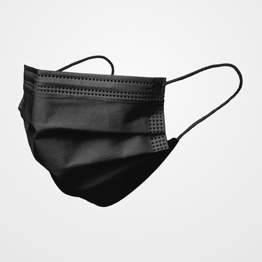 MASCARILLA QUIRURGICA IIR 3 CAPAS DESECHABLE FIRST PROTEC INFANTIL NEGRA PAQUETE de 10
