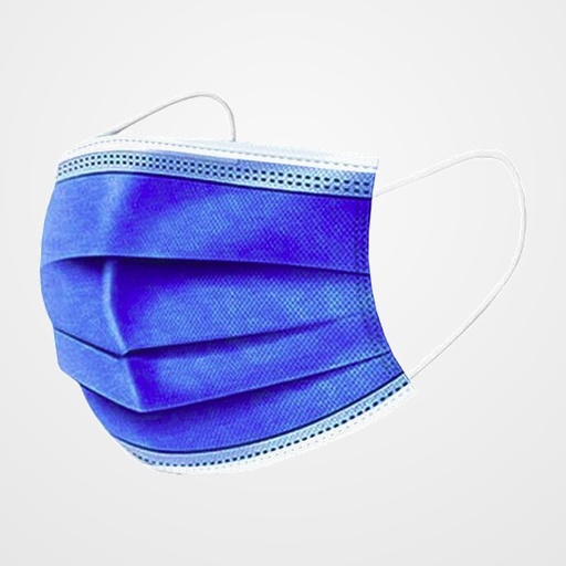 MASCARILLA QUIRURGICA IIR 3 CAPAS DESECHABLE GALMASK INFANTIL AZUL INTENSO PAQUETE de 10