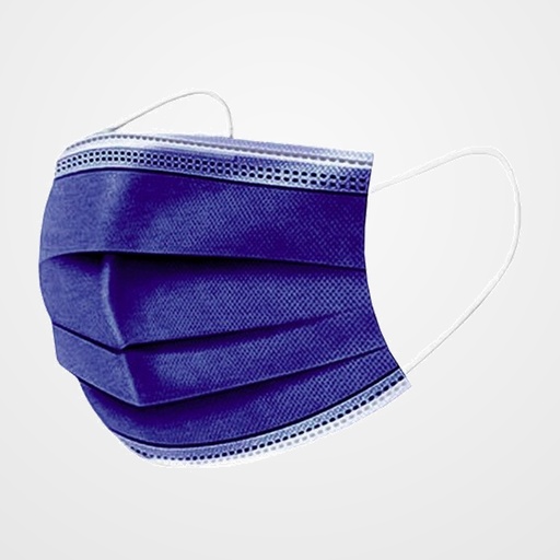MASCARILLA QUIRURGICA IIR 3 CAPAS DESECHABLE GALMASK INFANTIL AZUL MARINO PAQUETE de 10