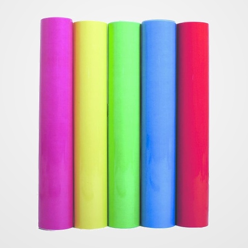 PAPEL de REGALO ROLLO CLAIREFONTAINE 0,7x2 m (CAJA de 30) PP TRANSPARENTE SURTIDO CLASICO