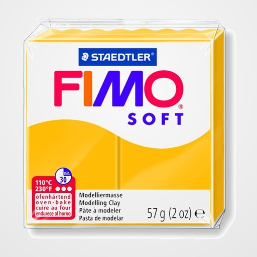 PASTA MODELAR FIMO SOFT AMARILLO 57 GR.